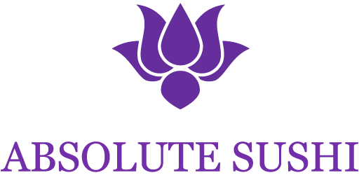 logo du restaurant absolute sushi - version violet